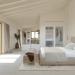 Main Bedroom 02 Beige Beams